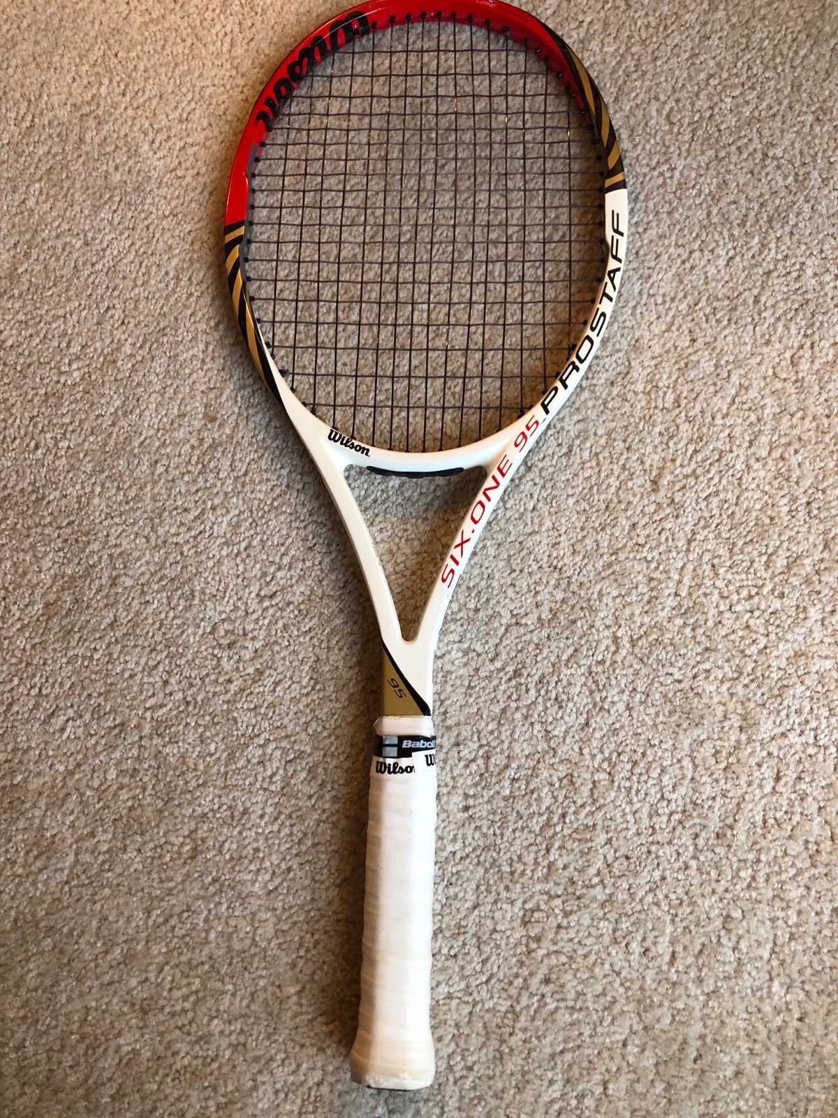 Wilson Pro Staff Six One 95 4 3/8 racket #3556