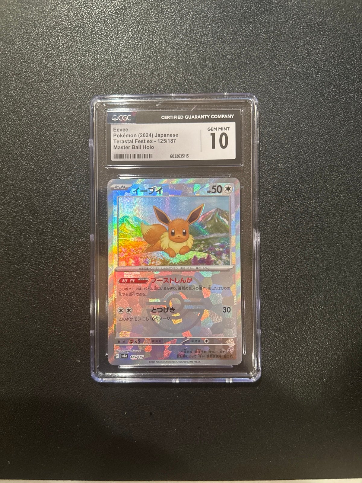 Eevee master ball holo Pokemon