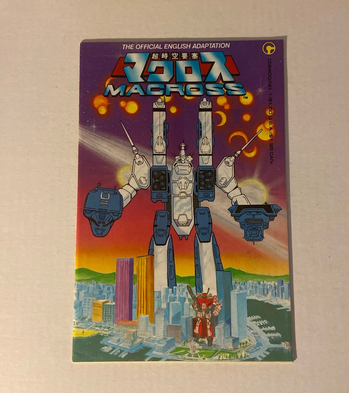 1984 COMICO Comics MACROSS #1 1ST APPEARANCE ROBOTECH ENGLISH ADAPTATION