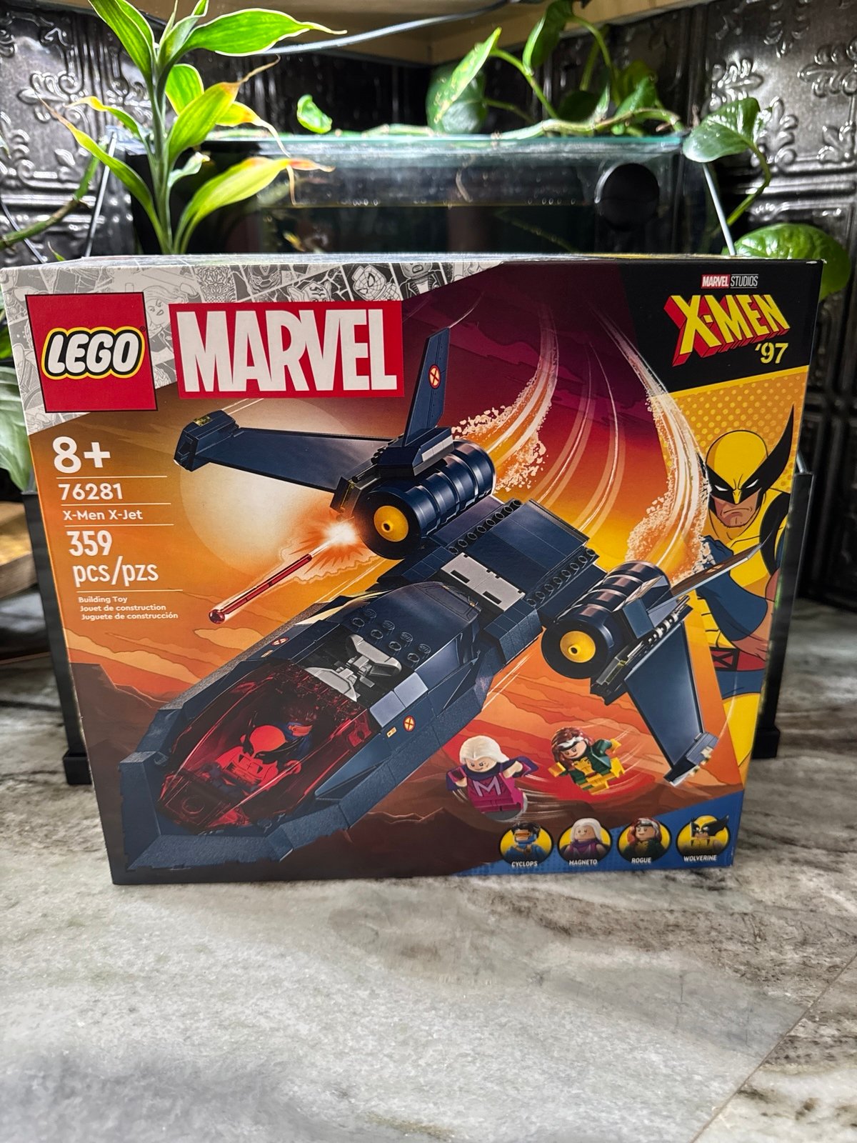 MARVEL LEGO 76281 X-MEN '97 X-JET BUILDING SET BUILDING SET FAST SHIPPING (NEW)