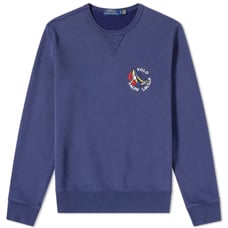 Vintage Polo Ralph Lauren Nautical Crew Sweatshirt SIZE XL Embroidered Sailing