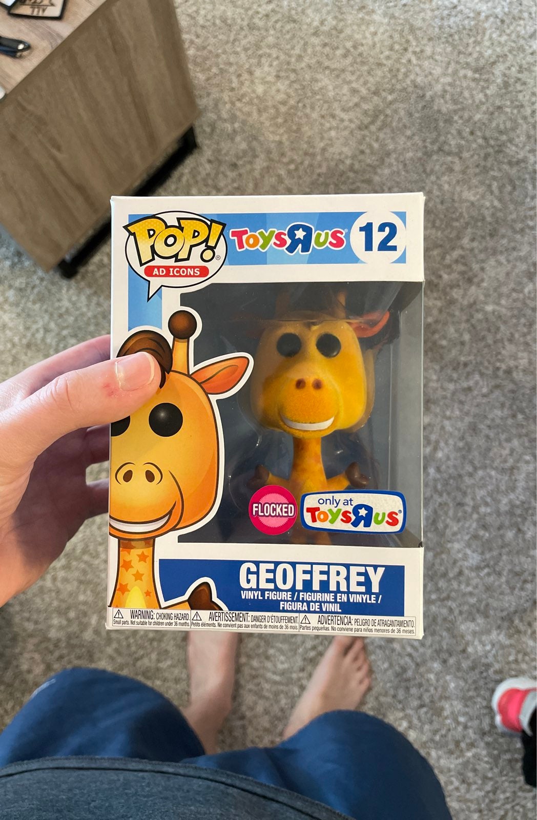 Flocked Geoffrey Funko Pop