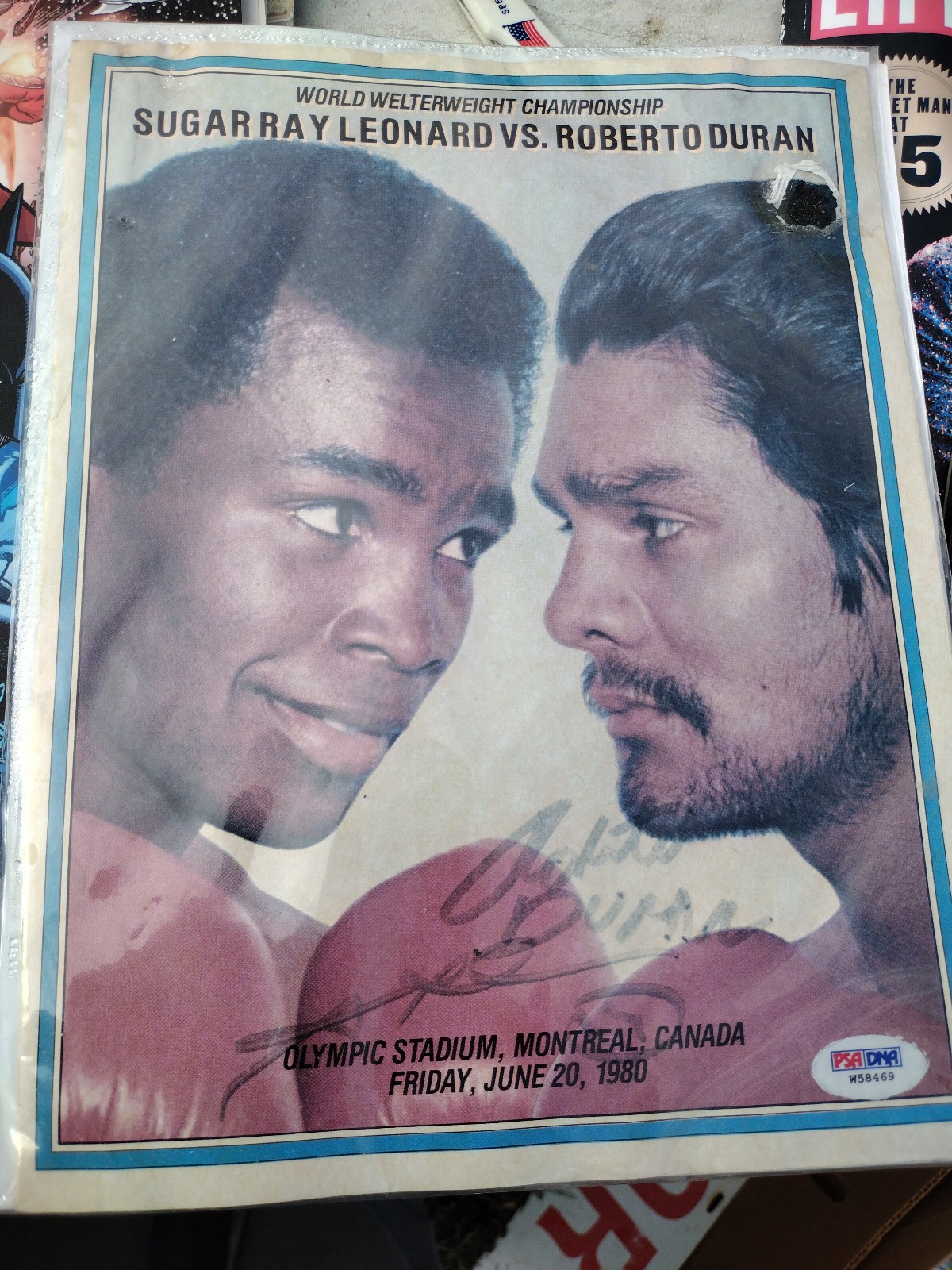 Boxing memorabilia