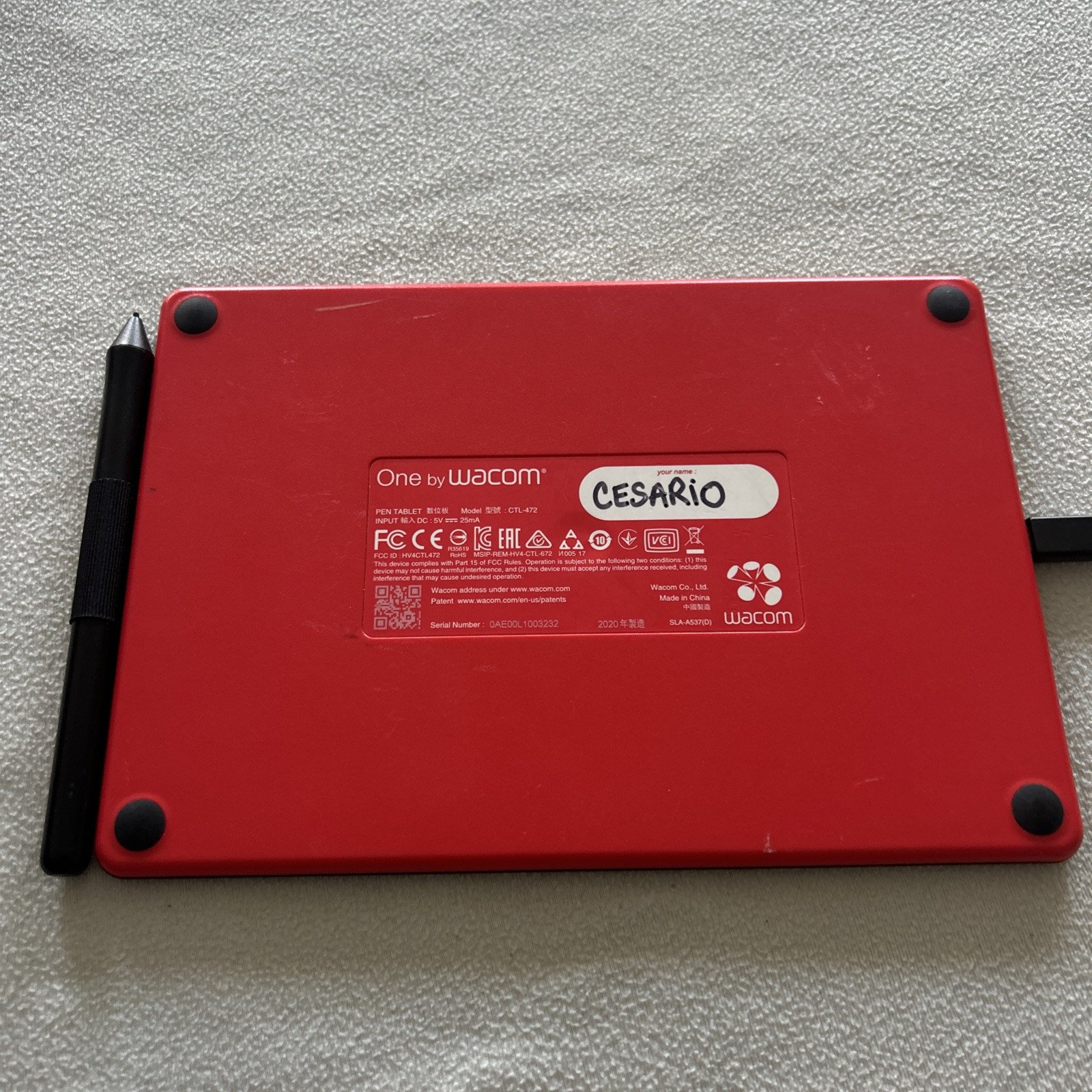 Wacom One Pen Tablet CTL-472