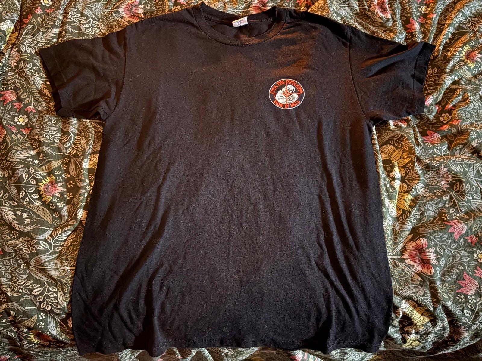 FTP Made In Hell Black Men’s T-Shirt Size L