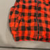 Men’s Vintage Flannel Puffer Buffalo Plaid Check Vest XL Red / Blk