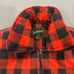 Men’s Vintage Flannel Puffer Buffalo Plaid Check Vest XL Red / Blk
