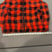 Men’s Vintage Flannel Puffer Buffalo Plaid Check Vest XL Red / Blk