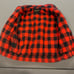 Men’s Vintage Flannel Puffer Buffalo Plaid Check Vest XL Red / Blk