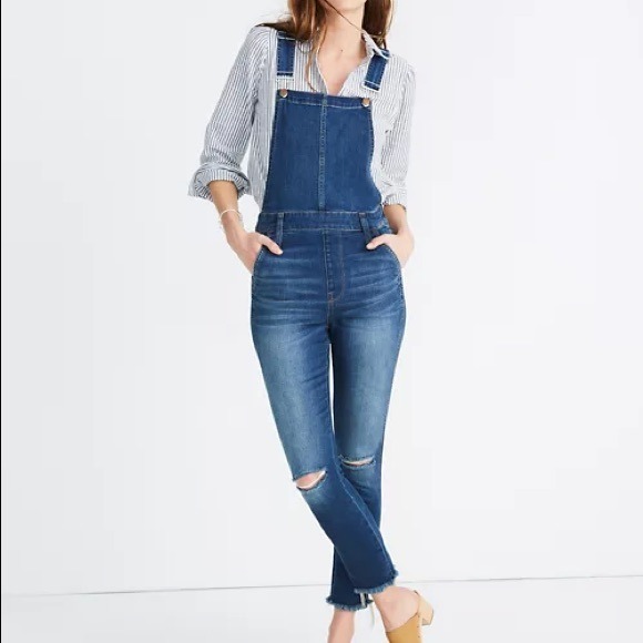 Madewell Roadtripper Overalls in Brodie Wash, Size M