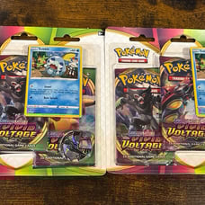 (2) Pokemon Vivid Voltage 3 Pack Blister sobble