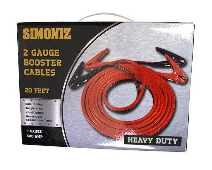 Heavy duty jumper cables