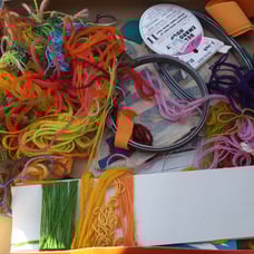 Genuine 1960s embroidery yarn thread