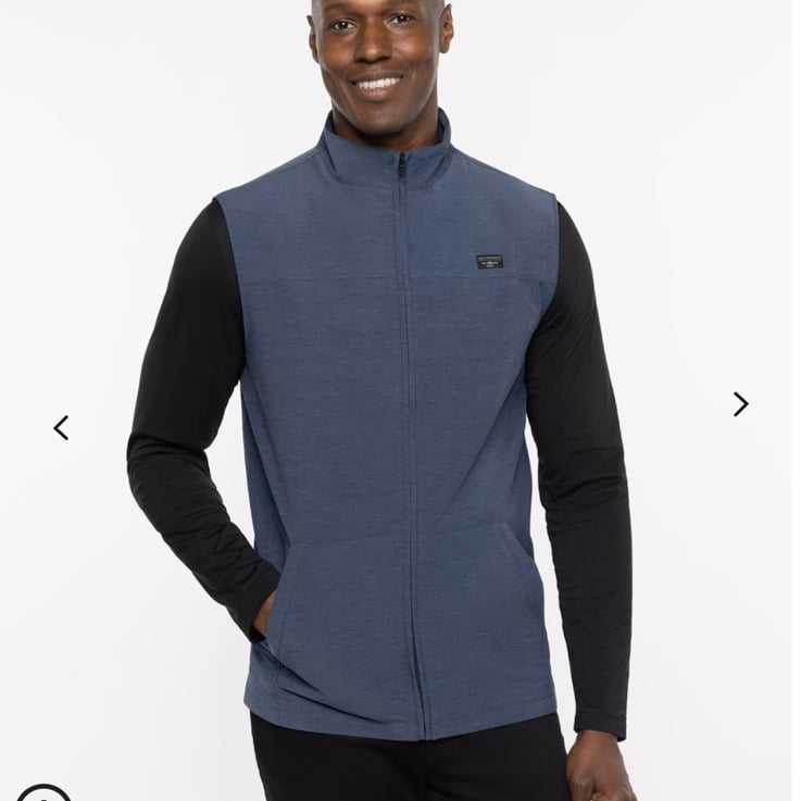 NWT TRAVIS MATHEW TOP OF THE LINE VEST