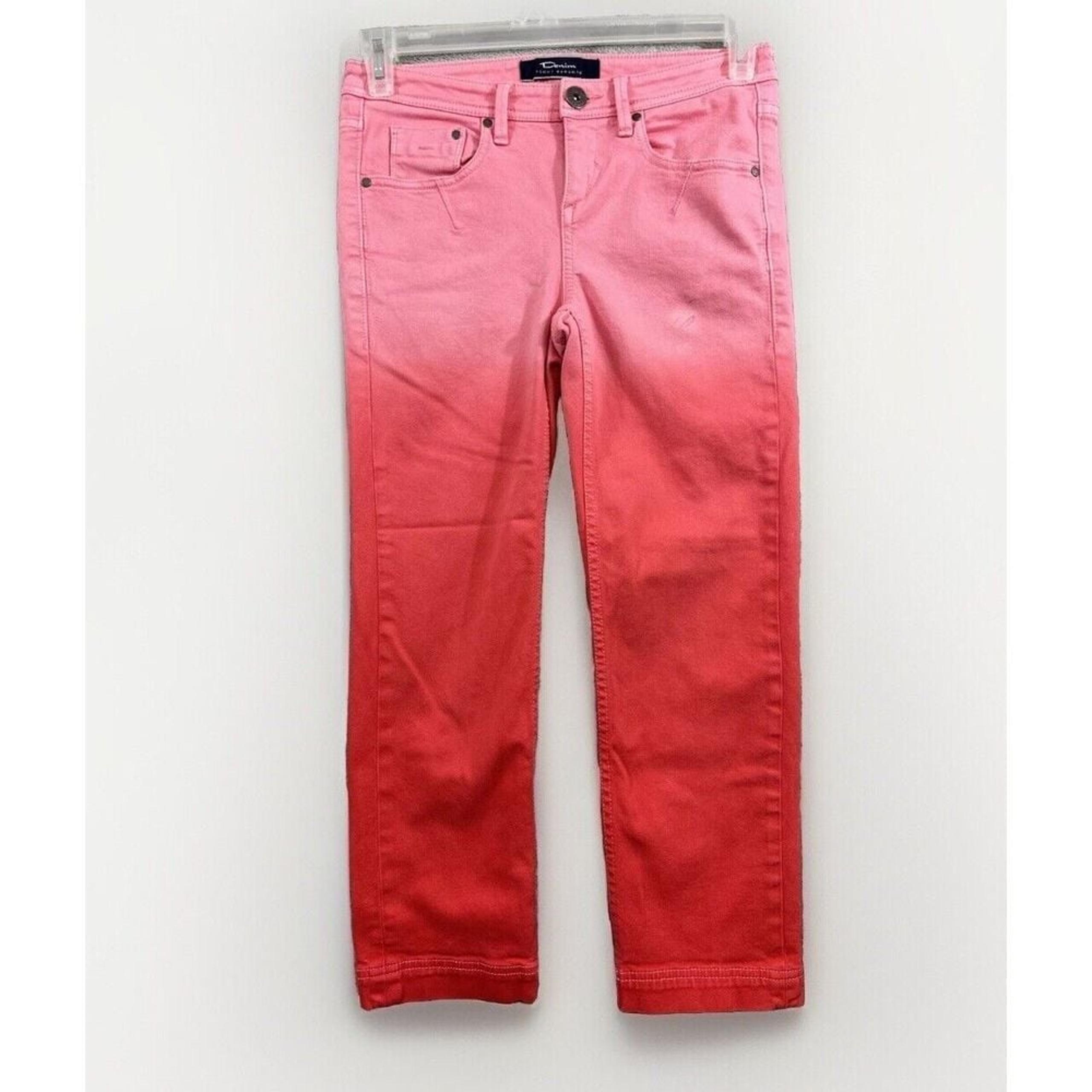 Tommy Bahama Jeans Women's Size 2 (28x24) Red Tulip Low Rise Cropped Denim
