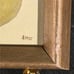 OOAK Original Gold Framed Signed Oil Painting of Pears 4x5(5.25x6.25) by AYERS