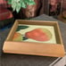 OOAK Original Gold Framed Signed Oil Painting of Pears 4x5(5.25x6.25) by AYERS