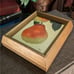 OOAK Original Gold Framed Signed Oil Painting of Pears 4x5(5.25x6.25) by AYERS