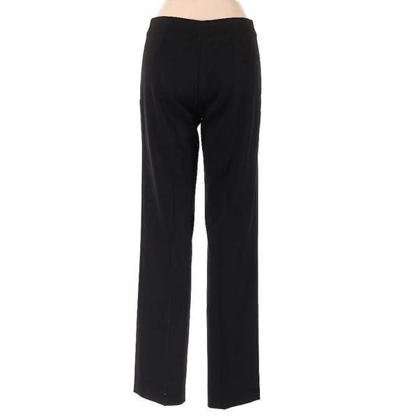 Yumi Mazao Womens Mid Rise Pleated Flared Trouser Pants Black Size 42 NWT