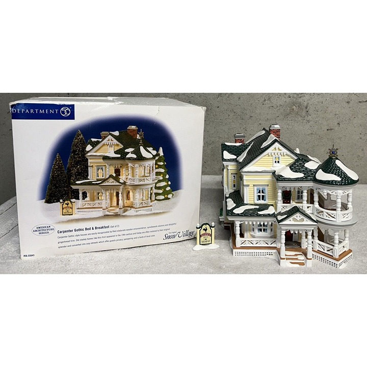 Dept 56 Carpenter Gothic Bed & Breakfast American Architecture Series #55043