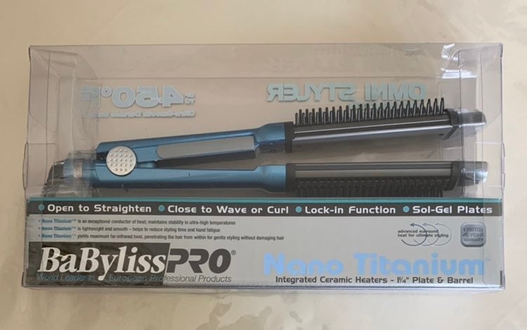 Babyliss pro nano titanium 1 1/4 ceramic plate & Barrel