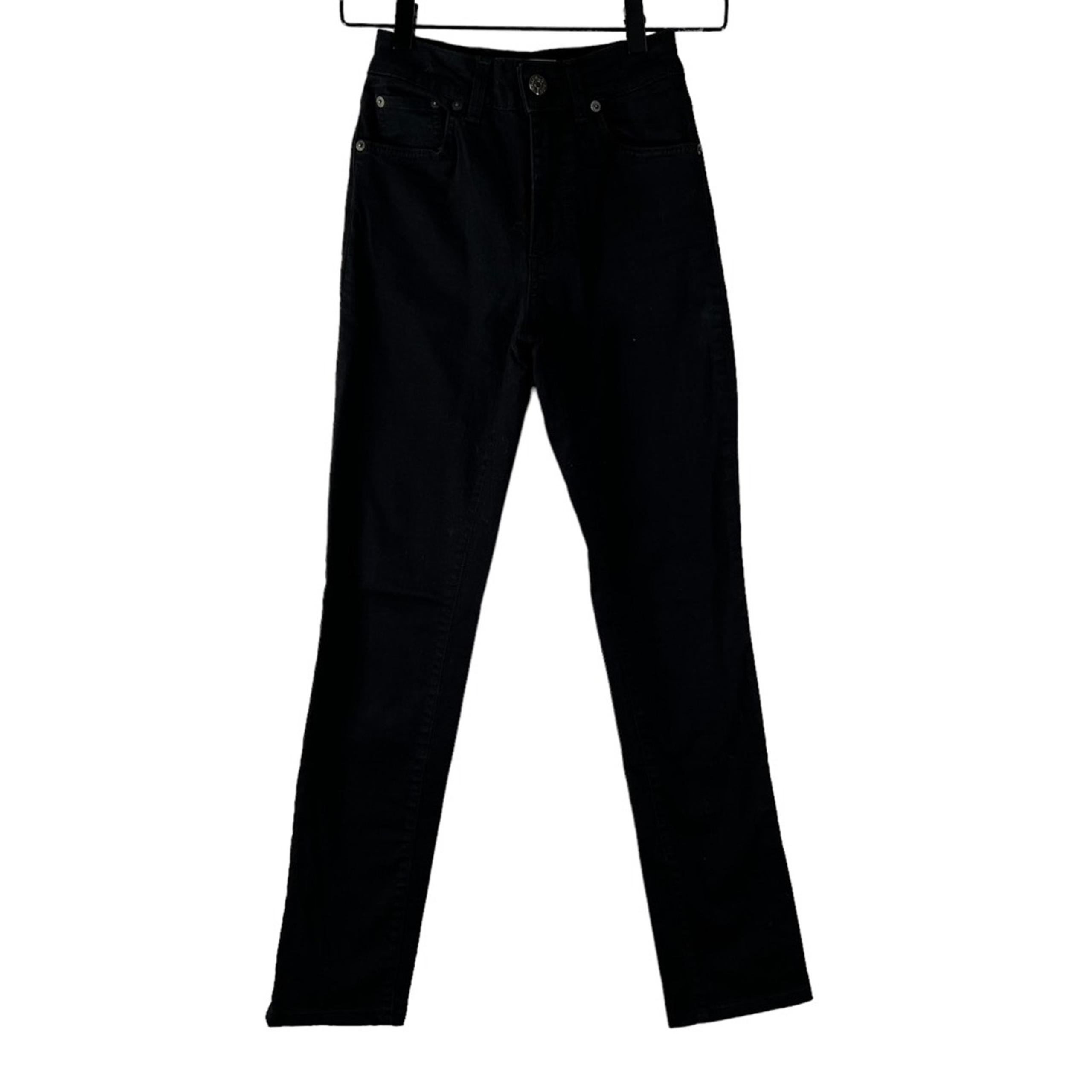 Acne Studios Womens Skinny Jeans Black Stretch Pockets High Rise Denim 25