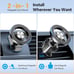 Magnetic phone holder for car dashboard