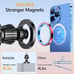 Magnetic phone holder for car dashboard