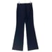 TIBI Tailored High Waisted Black Slit Hem Flare Pants. Sz 2 Modern Office Siren