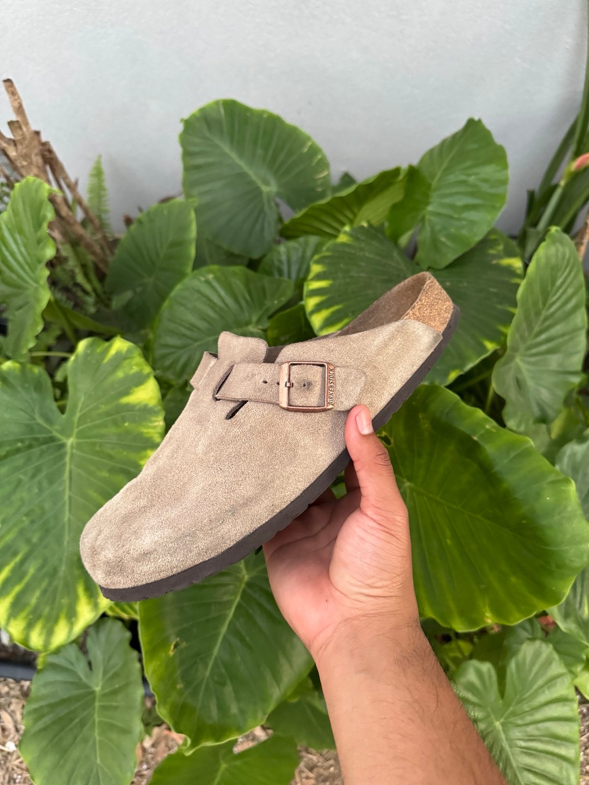 Birkenstock Boston Suede Clogs 45
