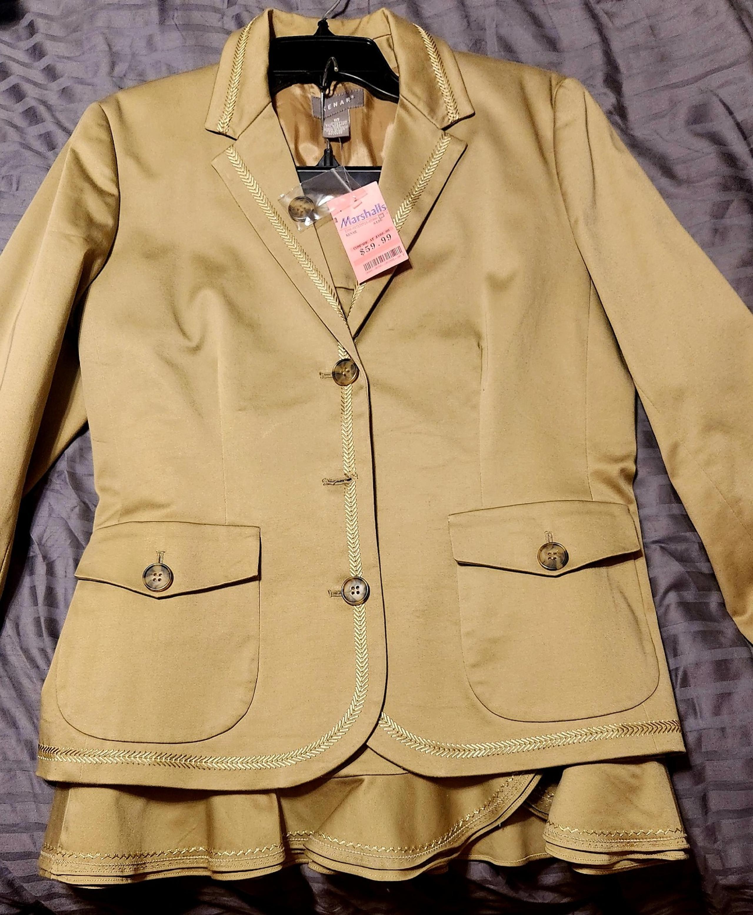 New with tags Kenar 2 piece skirt suit set size 10