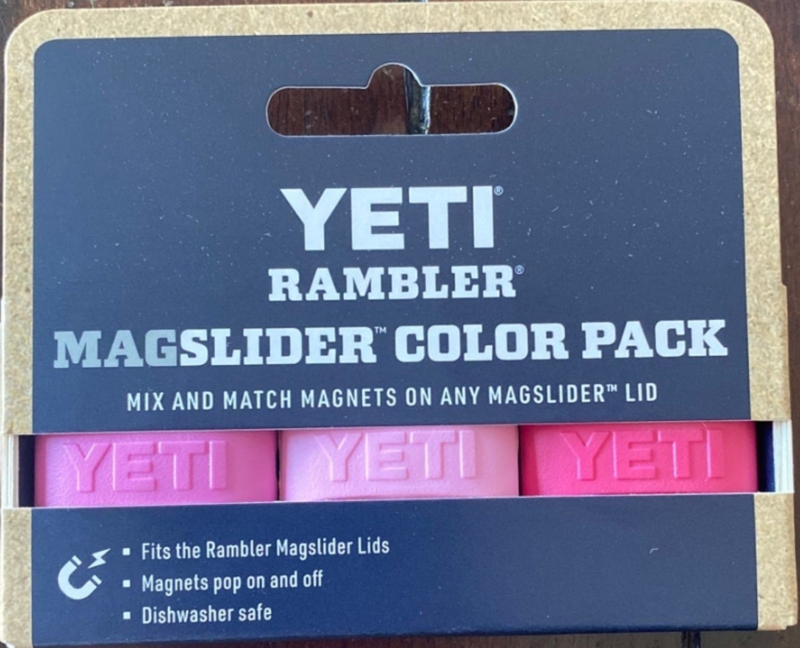Yeti PINK magslider pack of 3
