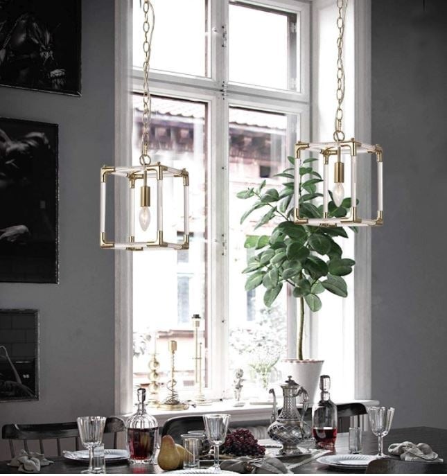 Modern Gold & Clear Pendant Chandelier Lighting Light