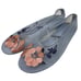 Jeffrey Campbell Swan Flower Embroidered Ballet Flats Ballerina Coquette Sz 9