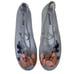 Jeffrey Campbell Swan Flower Embroidered Ballet Flats Ballerina Coquette Sz 9