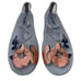 Jeffrey Campbell Swan Flower Embroidered Ballet Flats Ballerina Coquette Sz 9