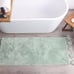 Boho Bath Mat Ming Green Bathroom Runner Decor 20x60