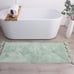Boho Bath Mat Ming Green Bathroom Runner Decor 20x60