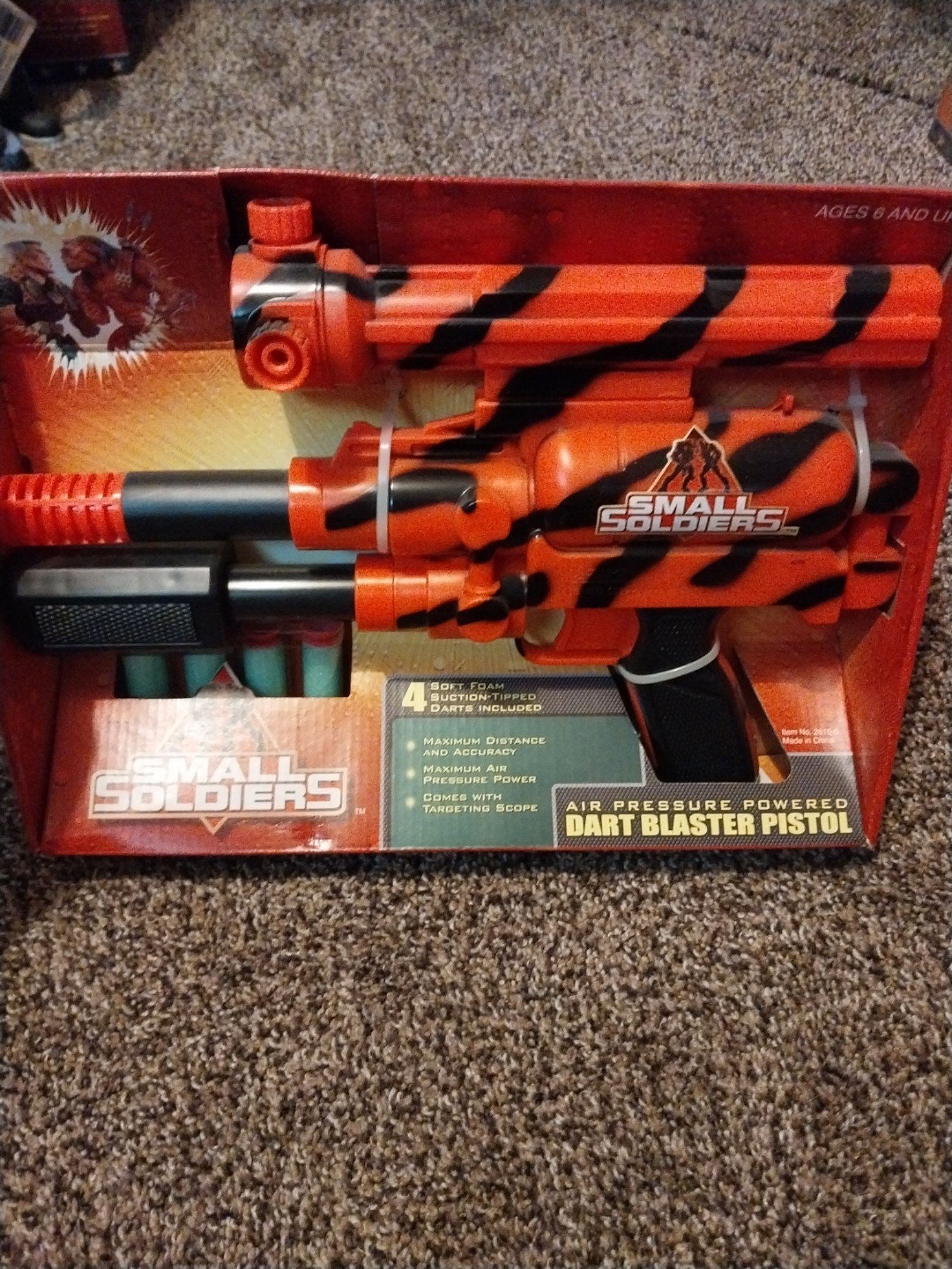 Small Soldiers Larami Air Pressure Powered Dart Blaster Pistol
