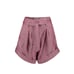 Sandra Weil Pink Red High Waisted Linen Tie Italo Shorts, Size 6