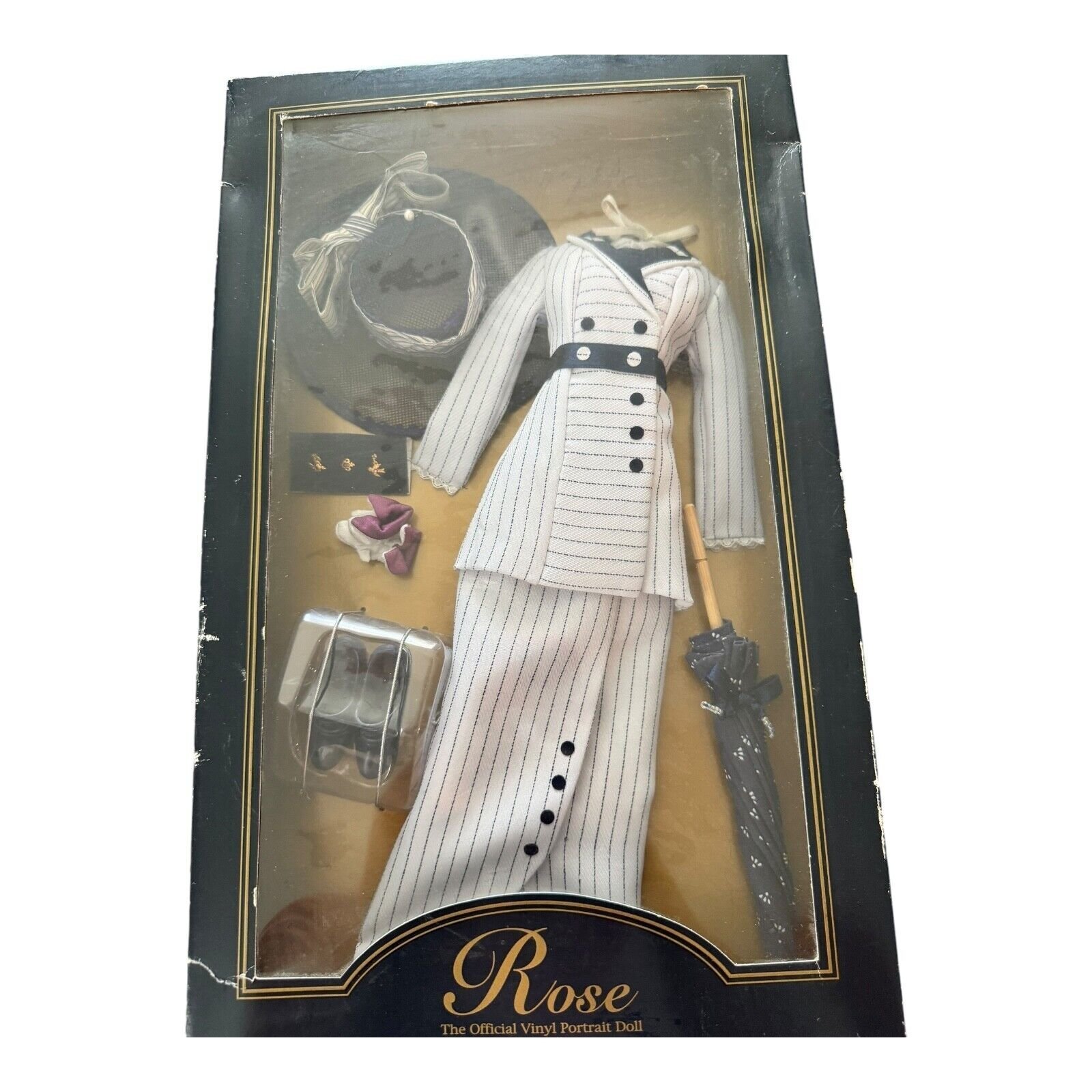 Franklin Mint TITANIC Rose Doll The BOARDING SUIT ENSEMBLE clothes outfit NRFB