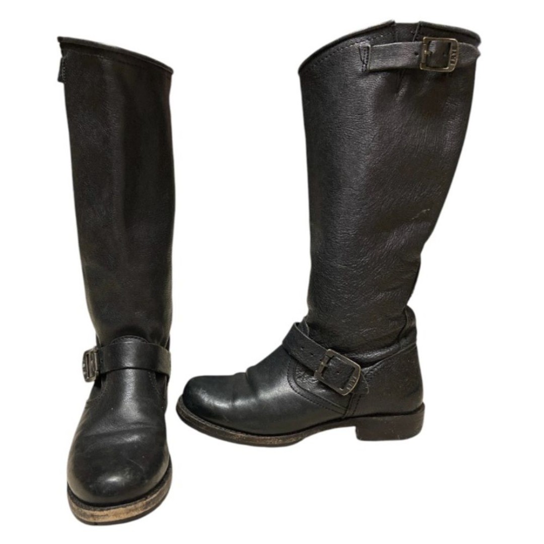 Vintage black Frye leather boots size 6.5/7