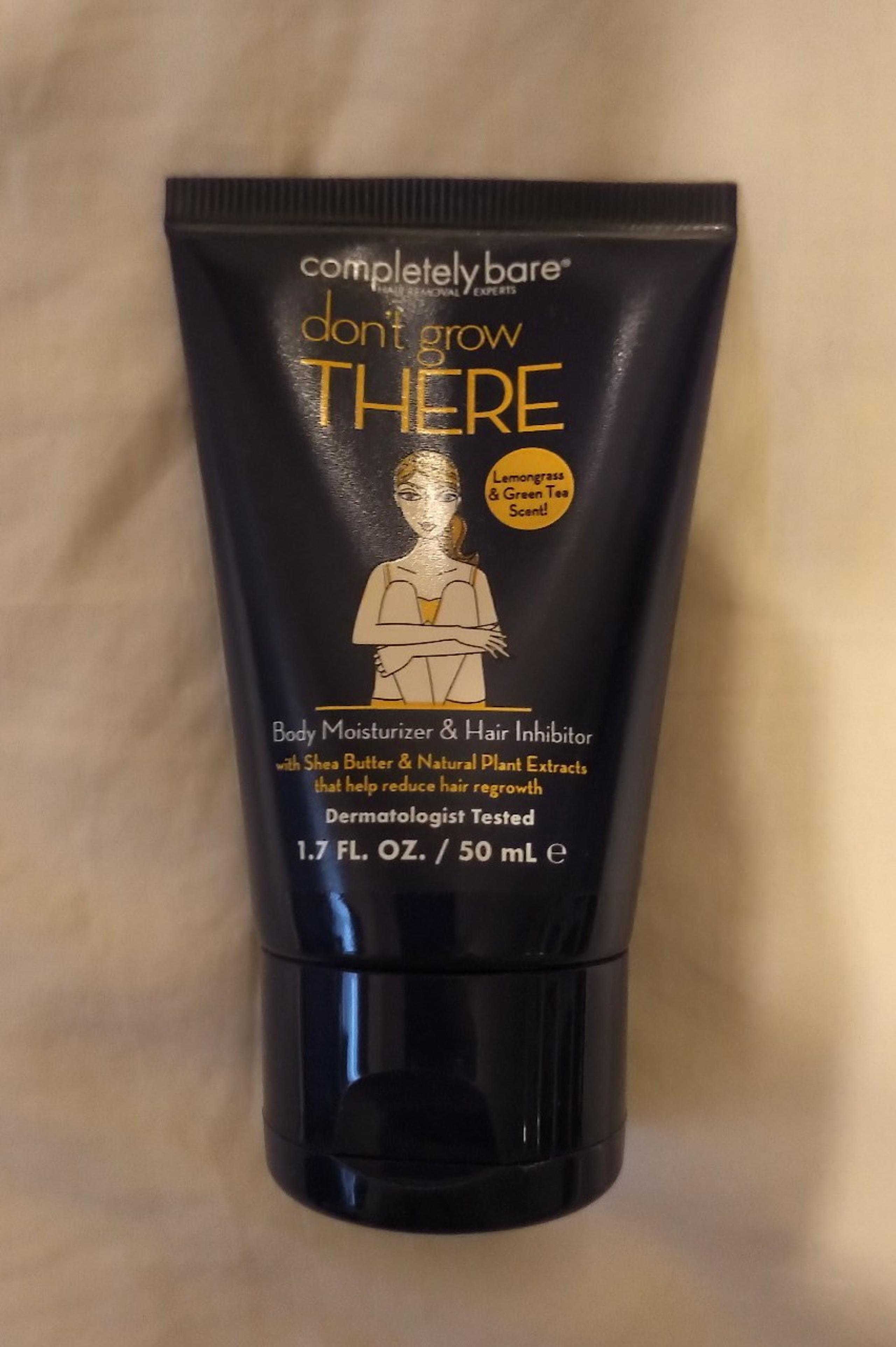 COMPLETELY BARE DON'T GROW THERE BODY MOISTURIZER HAIR INHIBITOR SAMPLE TRAVEL