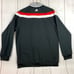 Chicago Bulls Varsity Jacket Men Large Black Adidas NBA Full Zip New Adult