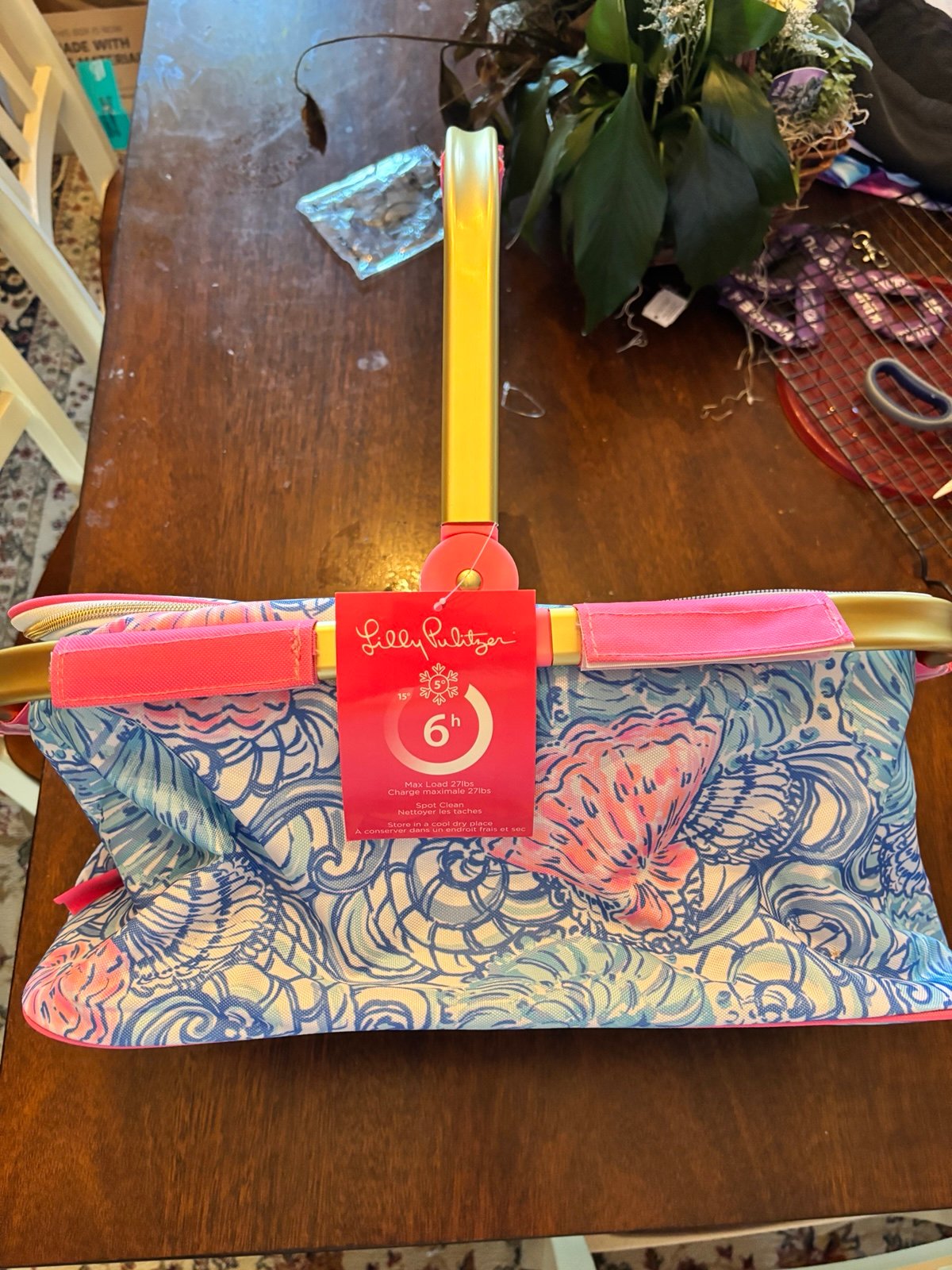 Lily Pulitzer insulated picnic bag
