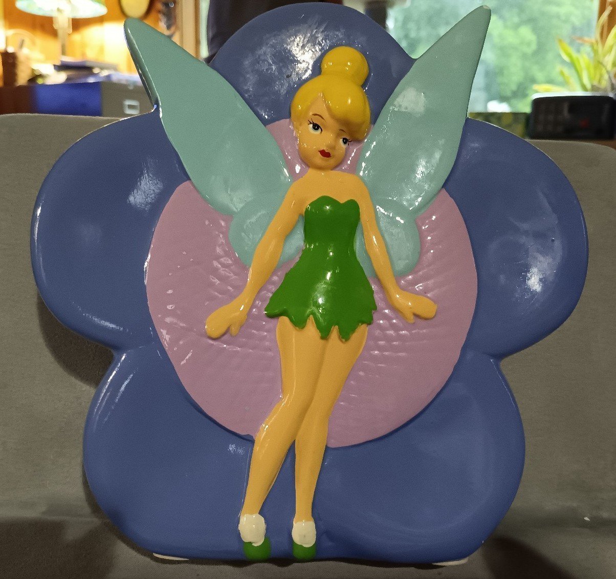 DISNEY TINKERBELL COIN BANK FREE SHIPPING