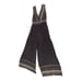 Free People Boho Wide Leg Jumpsuit Gray/Brown Size L with beading detail!