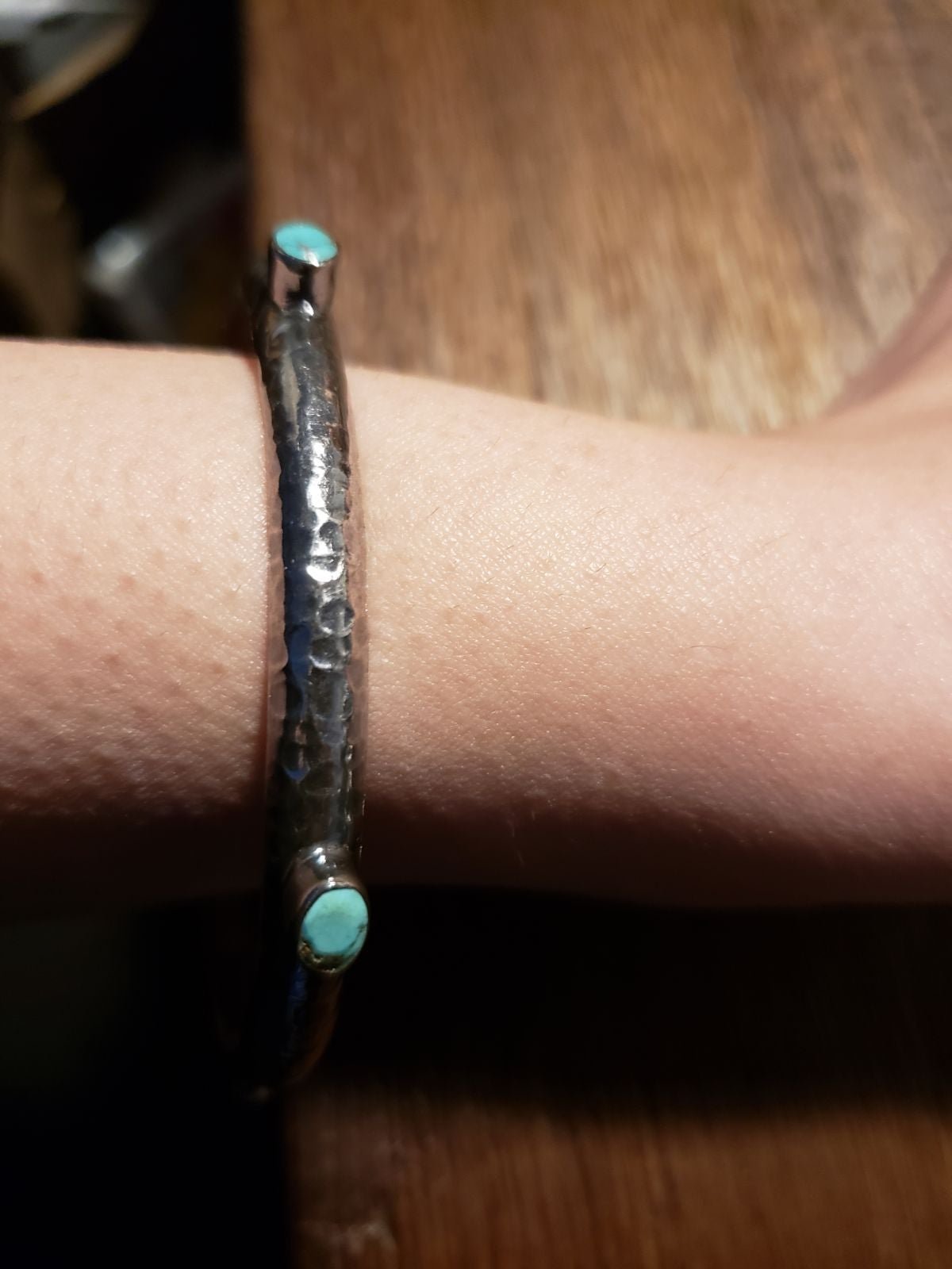 Sterling Silver Turquoise Bangle Bracele
