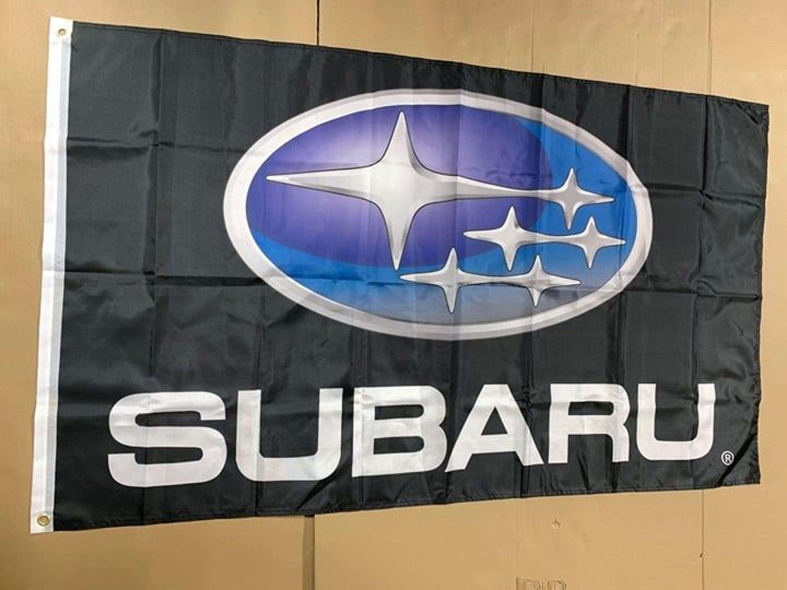 Subaru Banner Flag 3x5ft 90x150cm Poly Garage Shop Wall Decor
