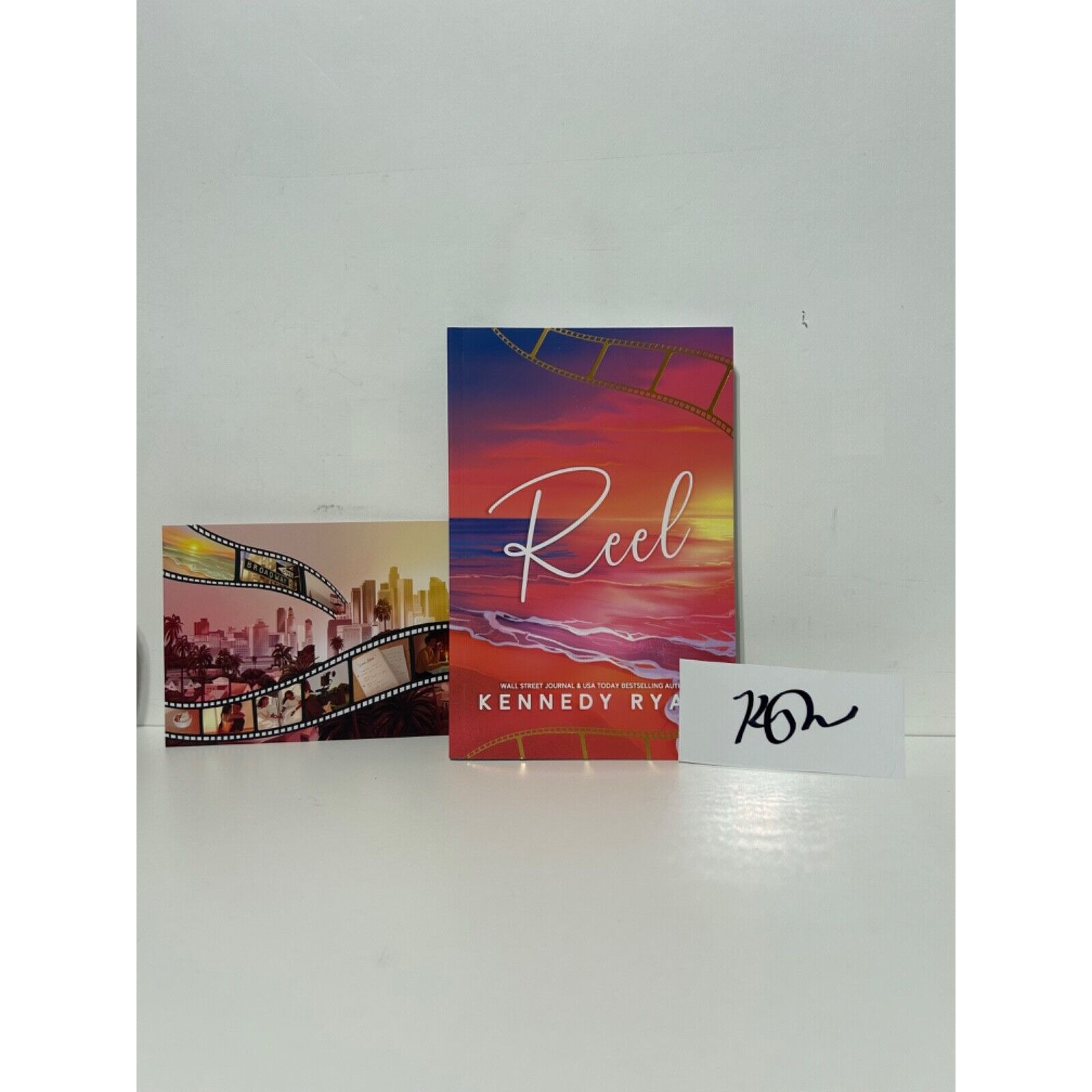 Reel by Kennedy Ryan Eternal Embers Paperback Signed Book Plate Art Print Damage